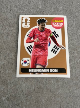 Cromo Panini FIFA Heungmin Son Extra Sticker
