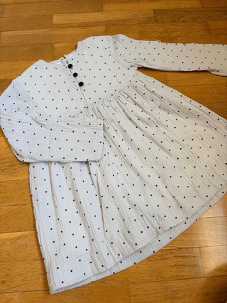 Vestido lunares manga larga Neck & Neck talla 5