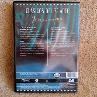 DVD Doble El Héroe del Río + Locos del Aire