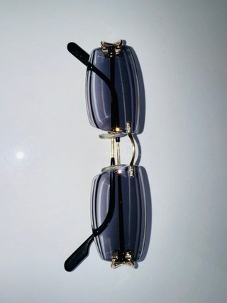 Gafas Cartier Doradas y Grises