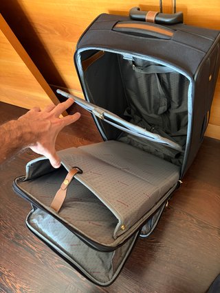 Maleta Samsonite Vintage con Ruedas y Llaves