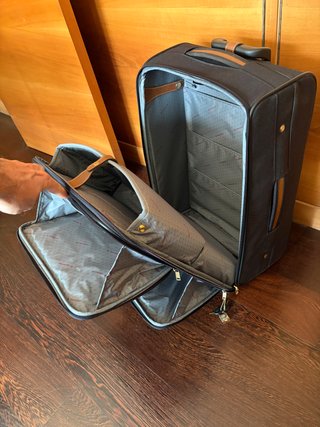 Maleta Samsonite Vintage con Ruedas y Llaves