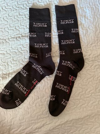 Calcetines Tommy Hilfiger Negros Talla 43-46