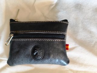 Monedero piel España negro