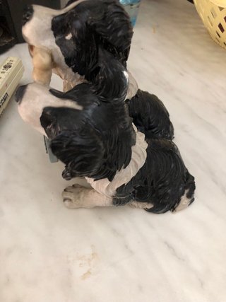 Set 2 Cagnolini con osso e cartello WELCOME
