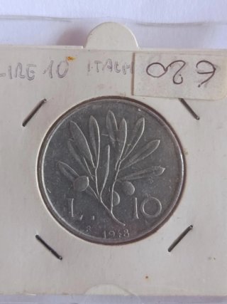 Moneta Lire 10 Italia 1948