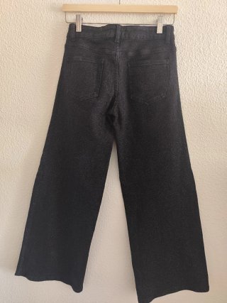 Pantalón negro con brillos Mango teen S