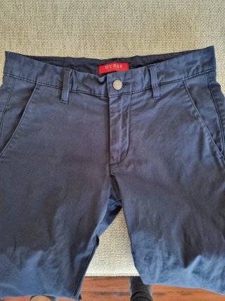 Pantalones Chinos Azules