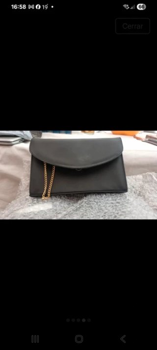 Cartera de fiesta negra