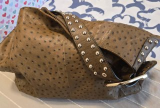 Bolso Bimba y Lola Piel Avestruz Gran Capacidad