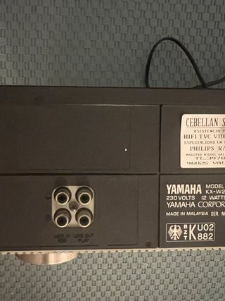 Pletina doble cassette Yamaha KX-W282 Natural Soun