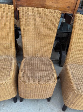 Sillas mimbre rattan precio 4 unidades