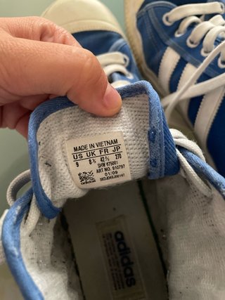 Zapatillas Adidas Botín Azul