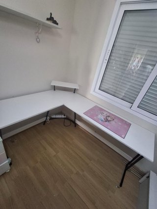 Escritorio en L Blanco