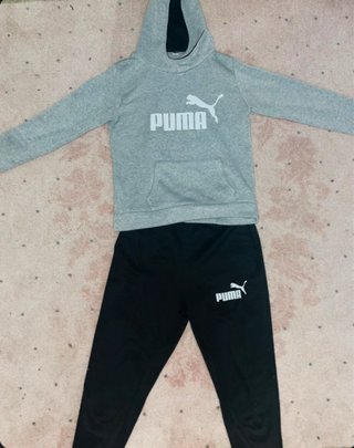 Conjunto Puma Gris y Negro