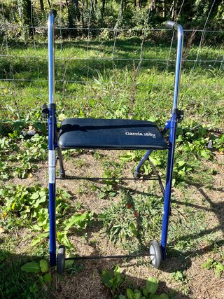 Andador 2 ruedas con asiento García 1880