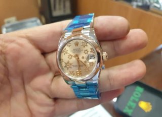 Rolex DateJust 31mm Esfera Floral Rosa