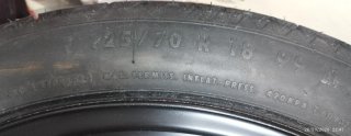 Rueda repuesto galleta original VW T125/70-R18-99M