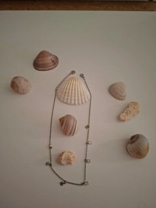 Gargantilla Misako estrellas plata