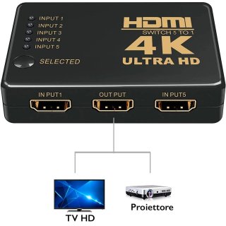 Conmutador 4K HDMI Ultra HD Switch 1080P