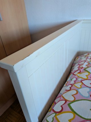Cama nido blanca Ikea con cajones