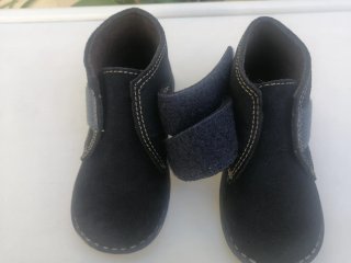 Botitas de piel serraje para niñ@s talla 22