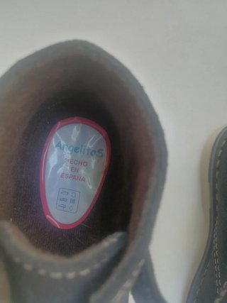 Botitas de piel serraje para niñ@s talla 22
