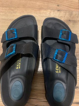 Chanclas Birkenstock Hombre Negras y Azules