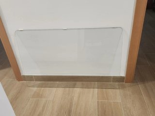 Cristal de mesa rectangular