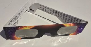 Gafas Eclipse Solar Homologadas ISO 12312-2 Cartón