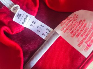 Chaqueta niño Adidas Real Zaragoza Rojo. 12 años.