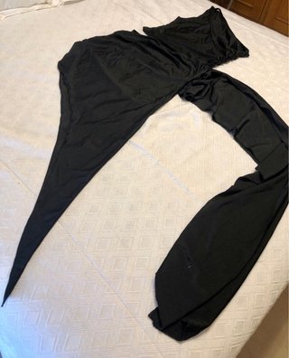 Vestido negro asimétrico Shein talla L 40/42