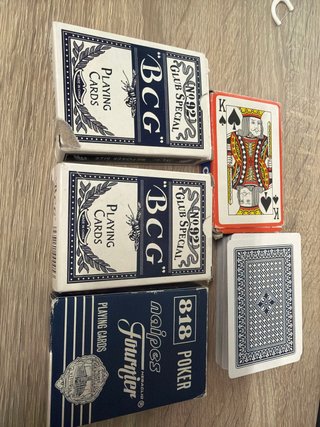 Cartas poker 5 paquetes