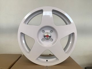 OULET!! GODO TEN 7.5X17 4X100 et38 WHITTE 57.1