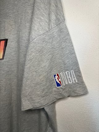 Camiseta Miami Heat NBA Gris Oversize Talla L