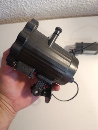 Proyector de mensajes negro