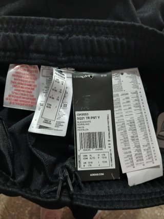 Pantalón Adidas Talla 16 Unisex Negro