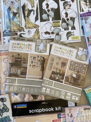Lote Scrapbooking Papermania Hunkydory