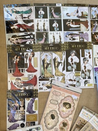 Lote Scrapbooking Papermania Hunkydory