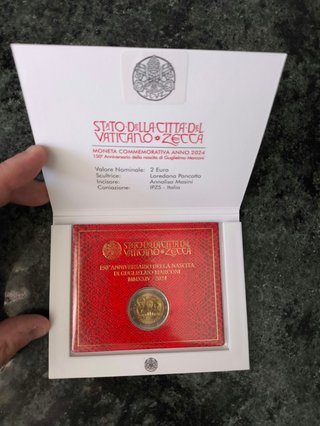 2 Euro Vaticano 2024 Marconi BU