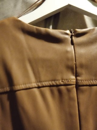 Vestido polipiel como nuevo