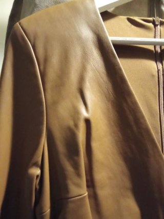 Vestido polipiel como nuevo