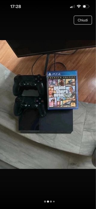 Playstation 4 (PS4) Nera + Giochi