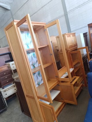 Mueble de salón 5 cuerpos madera
