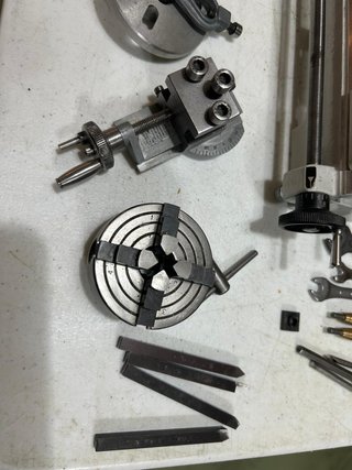 TORNO EMCO UNIMAT-3 con ACCESORIOS