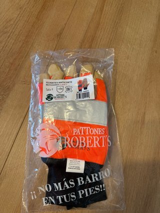 Guantes anticorte motosierra Patones Robert