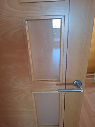 Puerta doble madera maciza lista para montar
