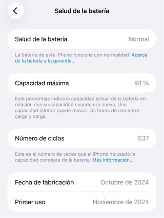 iPhone 16 Pro Max 256Gb Excelente Estado