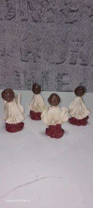 Lote 4 Figuras Monaguillos Cantores Vintage