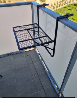 Mesa y 2 Sillas Altas Terraza Plegables